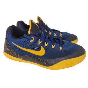 Nike Kobe 9 EM Low Gym Blue Sneakers Tennis Shoes Gold 653593401